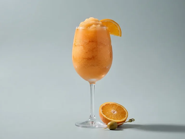 Frozen Aperitivo Orange Spritz im Glas, Kategorie Mit Alkohol