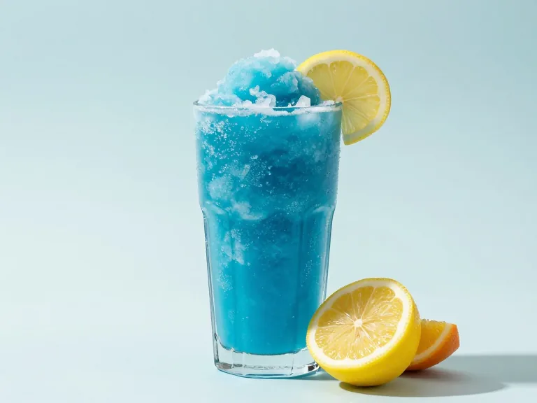 Blue Lagoon Slush im Glas, Kategorie Mit Alkohol