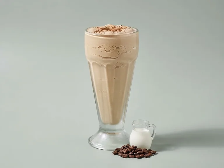 Coffee Frappé im Glas, Kategorie Cremig