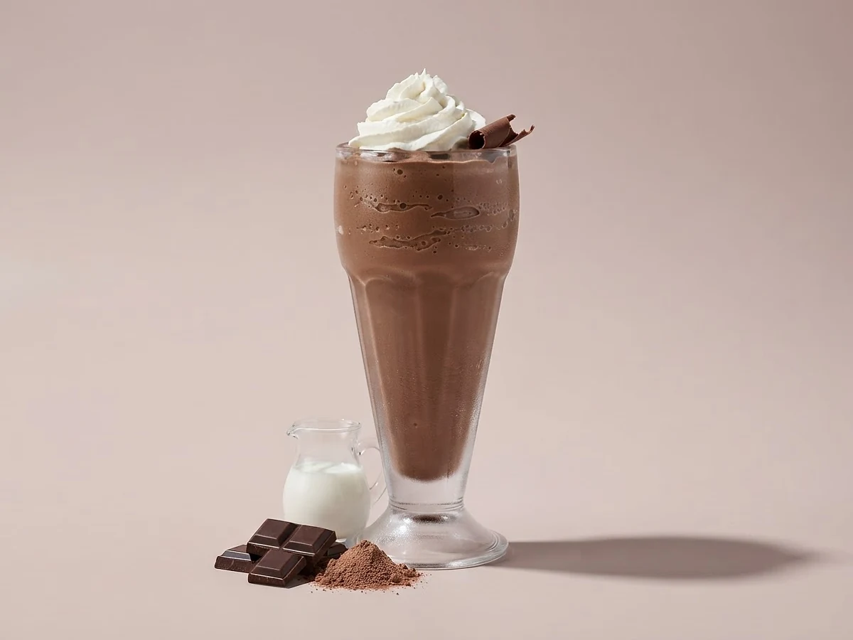 Frozen Hot Chocolate im Glas, Kategorie Cremig