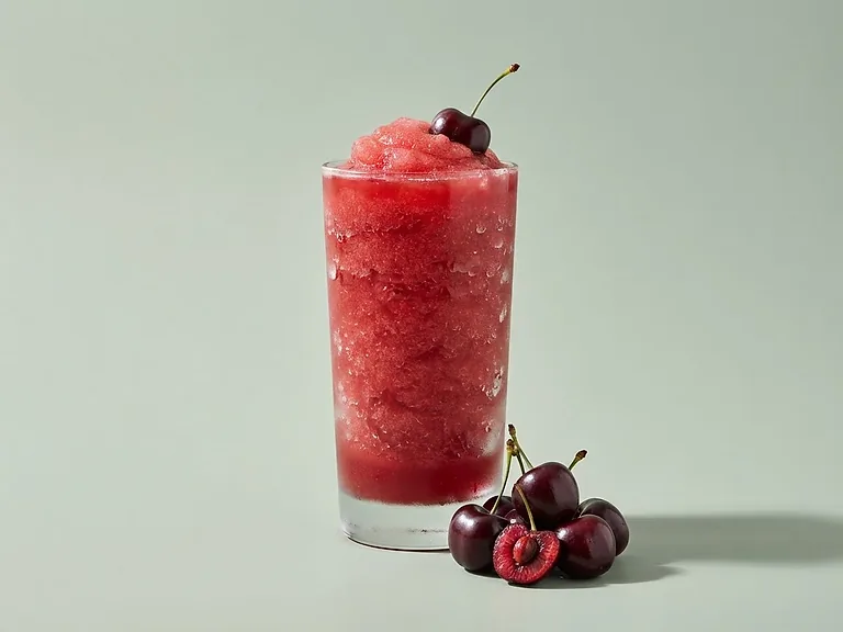 Kirschsaft-Slush im Glas, Kategorie Klassiker