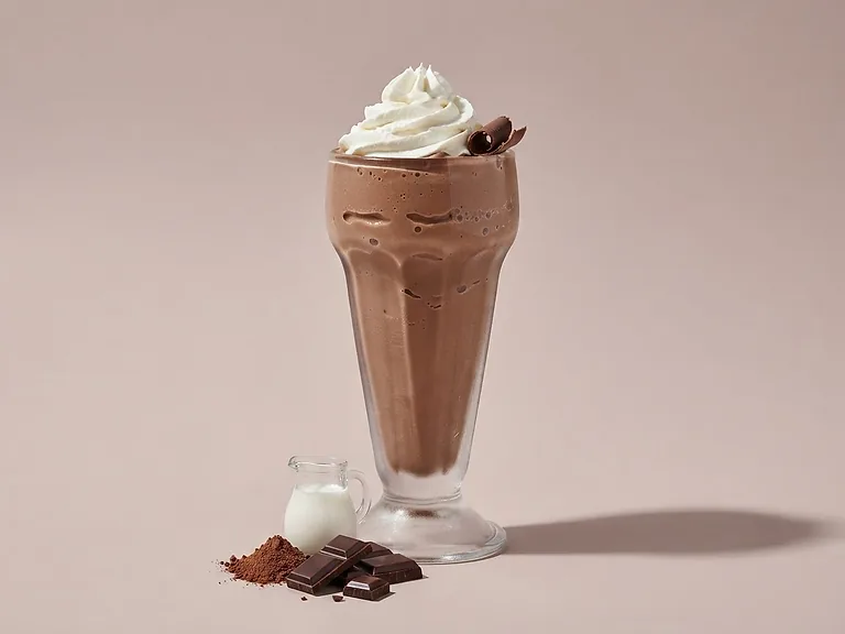 Schoko-Milchshake im Glas, Kategorie Cremig
