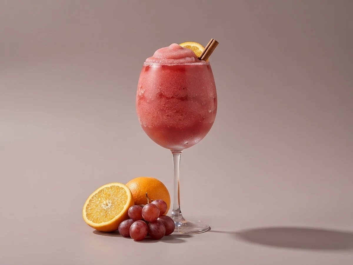 Sangria-Slush im Glas, Kategorie Mit Alkohol