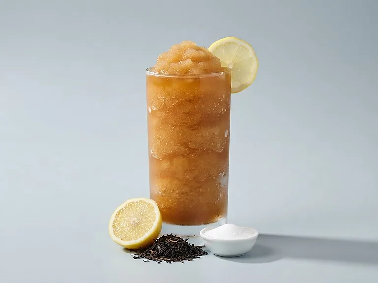 Zuckerfreier Eistee im Glas, Kategorie Zuckerfrei